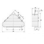 Полка для полотенец Villeroy&Boch Elements TVA151009